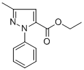 结构式 CAS# 81153-63-1, 3-甲基-1-苯基吡唑-5-羧酸乙酯