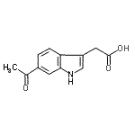 CAS#: 81223-95-2， (6-Acetyl-1H-indol-3-yl)acetic acid
