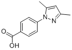 结构式 CAS# 81282-82-8, 4-(3,5-二甲基-吡唑-1-基)-苯甲酸
