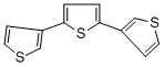 structure of CAS# 81294-16-8, 3,2':5',3 -Terthiophene;2,5-Bis(3-Thienyl)Thiophene;Zinc00480815;Aids-153456