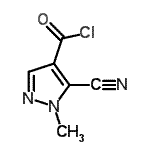 CAS#: 81303-60-8， 5-Cyano-1-methyl-1H-pyrazole-4-carbonyl chloride