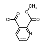 CAS#: 81335-71-9， Methyl 3-(chlorocarbonyl)-2-pyridinecarboxylate