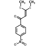 CAS#: 81375-97-5， 3,3-Bis(methylsulfanyl)-1-(4-nitrophenyl)-2-propen-1-one