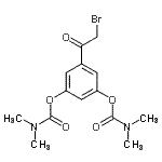 CAS#: 81732-49-2， 5-(Bromoacetyl)-1,3-phenylene bis(dimethylcarbamate)