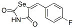 CAS 登录号：82085-53-8， (5E)-5-[(4-氟苯基)亚甲基]-1,3-硒唑烷-2,4-二酮