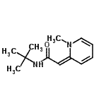 CAS#: 821021-83-4， (2Z)-N-(2-Methyl-2-propanyl)-2-(1-methyl-2(1H)-pyridinylidene)acetamide