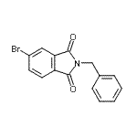 结构式 CAS# 82104-06-1, 2-苄基-5-溴-1H-异吲哚-1,3(2H)-二酮