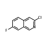 CAS#: 82117-26-8， 3-Chloro-7-fluoroisoquinoline