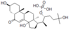 CAS#: 82183-63-9， 2-Deoxyecdysone-22-Phosphate