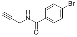 结构式 CAS# 82225-32-9, 4-溴-N-炔丙基-苯甲酰胺