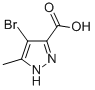 structure of CAS# 82231-52-5, 4-Bromo-5-Methyl-1H-Pyrazole-3-Carboxylic Acid;7Z-0830;Nsc215265