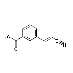CAS#: 82344-58-9， (2E)-3-(3-Acetylphenyl)acrylonitrile