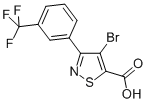 CAS#: 82425-09-0， 4-Bromo-3-(3-(Trifluoromethyl)Phenyl)-5-Isothiazolecarboxylic Acid