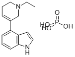 CAS#: 82439-18-7， 4-(1-Ethyl-1,2,5,6-Tetrahydro-3-Pyridinyl)-1H-Indole Phosphate (1:1 )