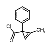 CAS#: 82555-55-3， 2-Methyl-1-phenyl-2-cyclopropene-1-carbonyl chloride