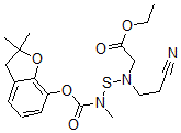 CAS#: 82560-39-2， Ethyl 2-[2-Cyanoethyl-[(2,2-Dimethyl-3H-Benzofuran-7-Yl)Oxycarbonyl-Methyl-Amino]Sulfanyl-Amino]Acetate