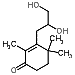 CAS#: 825614-92-4， 3-(2,3-Dihydroxypropyl)-2,4,4-trimethyl-2-cyclohexen-1-one