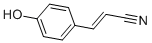CAS 登录号：82575-52-8， 3-(4-羟基苯基)-2-丙烯腈