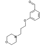 CAS#: 82625-44-3， 3-[3-(4-Morpholinyl)propoxy]benzaldehyde