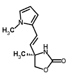 CAS#: 827344-01-4， (4R)-4-methyl-4-[(E)-2-(1-methylpyrrol-2-yl)vinyl]oxazolidin-2-one
