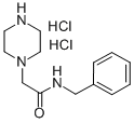 structure of CAS# 827614-58-4, N-Benzyl-2-Piperazin-1-Yl-Acetamide Dihydrochloride;N-Benzyl-2-(Piperazin-1-Yl)Acetamide Dihydrochloride 97%;Piperazino-Acetic  Acid-Benzylamide  Dihydrochloride;N-BENZYL-2-PIPERAZIN-1-YL-ACETAMIDE DIHYDROCHLORIDE