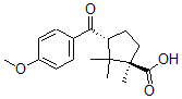 CAS#: 82801-37-4， 4-Anisoyl-3-(1,2,2-Trimethylcyclopentane Carboxylic Acid)