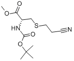 CAS#: 82835-13-0， (R)-2-Tert-Butoxycarbonylamino-3-(2-Cyano-Ethylsulfanyl)-Propionic Acid Methyl Ester