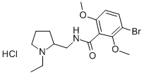 CAS#: 82935-24-8， 3-Bromo-N-[(1-Ethylpyrrolidin-1-Ium-2-Yl)Methyl]-2,6-Dimethoxybenzamide Chloride