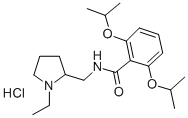 CAS#: 82935-32-8， N-[(1-Ethylpyrrolidin-1-Ium-2-Yl)Methyl]-2,6-Di(Propan-2-Yloxy)Benzamide Chloride