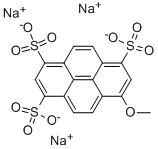 structure of CAS# 82962-86-5, 8-Methoxypyrene-1,3,6-Trisulfonic Acid Trisodium Salt;8-METHOXYPYRENE-1,3,6-TRISULFONIC ACID TRISODIUM SALT;PTS1,  Trisodium  8-Methoxypyrene-1,3,6-Trisulfonate