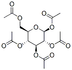 结构式 CAS# 83-87-4, beta-D-葡萄糖五乙酸酯