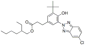 CAS#: 83044-90-0， 2-Ethylhexyl 3-[3-Tert-Butyl-4-Hydroxy-5-(5-Chloro-2H-Benzotriazol-2-Yl)Phenyl]Propionate