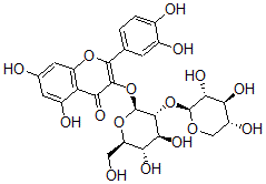 CAS#: 83048-35-5， Quercetin 3-Sambubioside