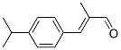 structure of CAS# 831-97-0, 4-Isopropyl-alpha-Methylcinnamaldehyde;(E)-3-(4-Isopropylphenyl)-2-Methyl-Prop-2-Enal;(E)-3-(4-Isopropylphenyl)-2-Methylprop-2-Enal;(E)-3-(4-Isopropylphenyl)-2-Methyl-Acrolein