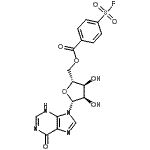 CAS#: 83133-70-4， 5'-O-[4-(Fluorosulfonyl)benzoyl]inosine