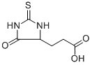 structure of CAS# 83178-70-5, 3-(5-Oxo-2-Thioxo-Imidazolidin-4-Yl)-Propionic Acid;3-[(4R)-5-Oxo-2-Thioxo-Imidazolidin-4-Yl]Propanoate;3-[(4R)-5-Oxo-2-Thioxo-4-Imidazolidinyl]Propanoate;3-[(4R)-5-Keto-2-Thioxo-Imidazolidin-4-Yl]Propionate