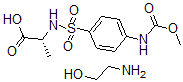 CAS#: 83192-81-8， 4-((1-Carboxyethyl)Sulfamoyl)Carbanilic Acid 1-Methyl Ester Compd. With 2-Aminoethanol