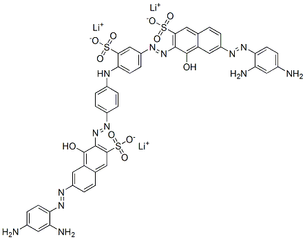 CAS#: 83221-68-5， Trilithium 6-[(2,4-Diaminophenyl)Azo]-3-[[4-[[4-[[7-[(2,4-Diaminophenyl)Azo]-1-Hydroxy-3-Sulphonato-2-Naphthyl]Azo]Phenyl]Amino]-3-Sulphonatophenyl]Azo]-4-Hydroxynaphthalene-2-Sulphonate