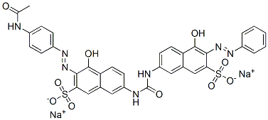 CAS#: 83232-29-5， 3-[[4-(Acetylamino)Phenyl]Azo]-4-Hydroxy-7-[[[[5-Hydroxy-6-(Phenylazo)-7-Sulfo-2-Naphthalenyl]Amino]Carbonyl]Amino]-2-Naphthalenesulfonic Acid Sodium Salt