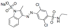 CAS#: 83232-43-3， Sodium 3-[[2,5-Dichloro-4-[(Ethylamino)Sulphonyl]Phenyl]Azo]-2-Methyl-1H-Indolesulphonate
