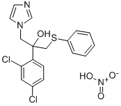 CAS#: 83337-43-3， alpha-(2,4-Dichlorophenyl)-alpha-((Phenylthio) Methyl)-1H-Imidazole-1-Ethanol Nitrate (Salt)