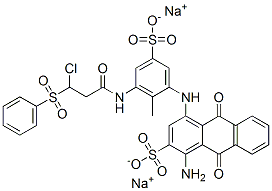 CAS#: 83399-72-8， Disodium 1-Amino-4-[[3-[[3-Chloro-1-Oxo-3-(Phenylsulphonyl)Propyl]Amino]-2-Methyl-5-Sulphonatophenyl]Amino]-9,10-Dihydro-9,10-Dioxoanthracene-2-Sulphonate