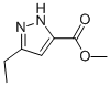 structure of CAS# 834869-10-2, 3-Ethyl-5-Pyrazolcarboxylic Acid Methyl Ester