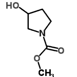 CAS#: 83487-19-8， Methyl 3-hydroxy-1-pyrrolidinecarboxylate