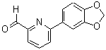 structure of CAS# 834884-78-5, 6-(1,3-Benzodioxol-5-Yl)-2-Pyridinecarboxaldehyde