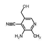 CAS#: 83537-56-8， 3-Amino-5-(hydroxymethyl)-2-methylisonicotinonitrile