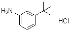 结构式 CAS# 83672-23-5, 3-叔丁基苯胺盐酸盐