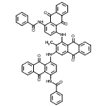 CAS#: 83721-60-2， N,N'-{(2-Methyl-9,10-dioxo-9,10-dihydroanthracene-1,3-diyl)bis[imino(9,10-dioxo-9,10-dihydroanthracene-4,1-diyl)]}dibenzamide