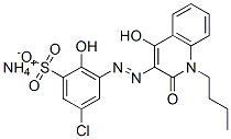 CAS#: 83784-10-5， Ammonium 3-[(1-Butyl-1,2-Dihydro-4-Hydroxy-2-Oxo-3-Quinolyl)Azo]-5-Chloro-2-Hydroxybenzenesulphonate