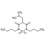 CAS#: 83789-26-8， 2,6-Dibutyl-4-isobutyl-1,2,6-thiadiazinane-3,5-dione 1,1-dioxide
